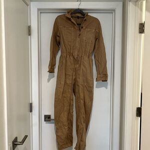 Tan One Piece Jumpsuit